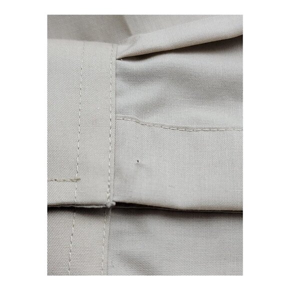 Stafford Shirt Mens Size 16 34-35 Beige Essentials Long Sleeve Broadcloth - Picture 10 of 11